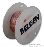BELDEN 83009 003100 Wire, Hook Up, Hi Temp, UL1371, PTFE, Orange, 18 AWG, 19 x 30AWG, 100 ft