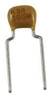 KEMET C330C105M5R5TA Multilayer Ceramic Capacitor, 1 µF, 50 V, ± 20%, Radial Leaded, X7R, 5.08 mm