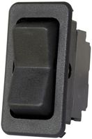 EATON 8004K22N1V2 Rocker Switch, On-Off-On, SPDT, Non Illuminated, Panel Mount, Black, 8004 Series