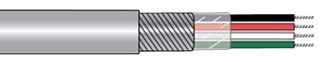 ALPHA WIRE 86212CY SL005 Multiconductor Cable, Xtra Guard Flex, Shielded, 12 Conductor, 24 AWG, 0.23 mm², 100 ft, 30.5 m