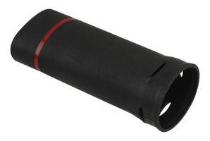 TE CONNECTIVITY - RAYCHEM 202D221-4-61-0-CS5077 Heat Shrink Boot, Molded, Straight Lipped, 1.01 ", 25.7 mm, Black, 4.77 ", 121.2 mm