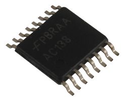 ONSEMI 74AC138MTC Decoder, AC Family, 1 Input, 8 Output, 75 mA, 2 V to 6 V, TSSOP-16