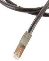 AMPHENOL PCD RJFSFTP65000 Ethernet Cable, Cat6, Cat6, RJ45 Plug to RJ45 Plug, SFTP (Screened Foiled Twisted Pair), Black