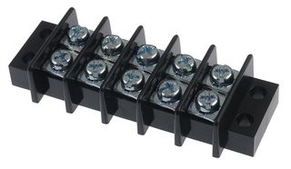 MULTICOMP PRO MC24338 Panel Mount Barrier Terminal Block, 2 Row, 5 Positions, 11 mm, 20 A