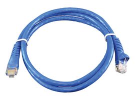 MULTICOMP PRO SPC23209 Ethernet Cable, Booted, Cat6, RJ45 Plug to RJ45 Plug, UTP (Unshielded Twisted Pair), Blue, 900 mm