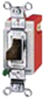 HUBBELL WIRING DEVICES HBL1386 Toggle Switch, On-Off, DPDT, Non Illuminated, 20 A, Panel Mount