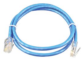 MULTICOMP PRO SPC21909 Ethernet Cable, Cat5e, Cat5e, RJ45 Plug to RJ45 Plug, UTP (Unshielded Twisted Pair), Blue, 900 mm