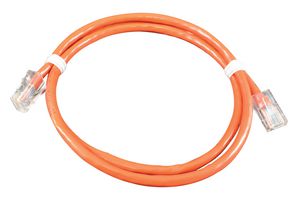 MULTICOMP PRO SPC21911 Ethernet Cable, Cat5e, Cat5e, RJ45 Plug to RJ45 Plug, UTP (Unshielded Twisted Pair), Orange, 900 mm