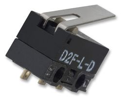 ARATAS (FORMERLY OMRON COMPONENTS) D2F-L-D Microswitch, Subminiature, Hinge Lever, SPDT, Solder, 3 A, 30 V