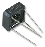 GENESIC BR66 Bridge Rectifier, Single Phase, 600 V, 6 A, BR-6, 4 Pins, 1 V