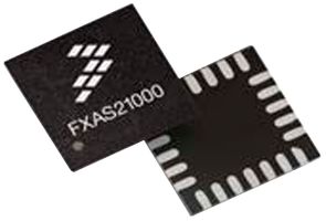 NXP FXAS21000CQR1 MEMS Gyroscope, X, Y, Z, ± 200°/s, ± 400°/s, ± 800°/s, ± 1600°/s, 1.95 V, 3.6 V, QFN, 24 Pins
