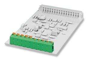 PHOENIX CONTACT 1791813 Wire-To-Board Terminal Block, 2.54 mm, 1 Positions, 26 AWG, 20 AWG, 0.5 mm², Push In
