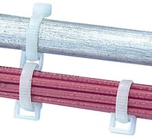 PANDUIT CR4H-M Cable Tie Mount, Closed Multi Connect Ring, Cable Tie, Natural, Nylon 6.6 (Polyamide 6.6), 14.5 mm