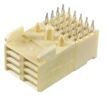 AMPHENOL COMMUNICATIONS SOLUTIONS 88949-102LF Connector, FCI Metral Series, 8 Contacts, 2 mm, Receptacle, Press Fit, 4 Rows