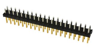 MOLEX 87758-4016 Pin Header, Board-to-Board, 2 mm, 2 Rows, 40 Contacts, Through Hole Straight