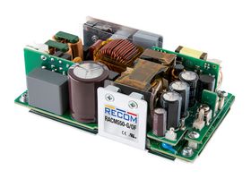 RECOM POWER RACM550-56SG/OF AC/DC Open Frame Power Supply (PSU), ITE, 1 Output, 550W, 300 W, 80V AC to 264V AC