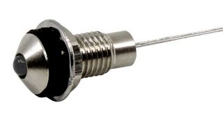 VCC / VISUAL COMMUNICATIONS COMPANY CDLB-0-8712-9909-I LED Panel Mount Indicator, White, 12 VDC, 6 mm, 20 mA, 250 mcd, IP67