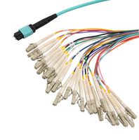 L-COM MPM24OM4-FLCZ-5 FIBRE CORD, MPO PLUG-LC, MM, 5M
