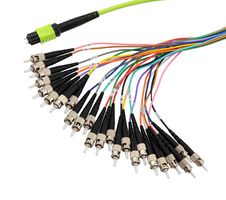 L-COM MPM24OM5-STR-05 FIBRE CORD, MPO PLUG-ST, MM, 500MM