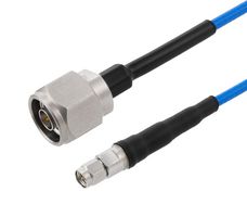 L-COM LCCA30005-FT1 RF / Coaxial Cable Assembly, 1 ft, 305 mm, SS402, N Type Plug, SMA Plug, 50 ohm