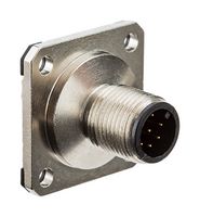 AMPHENOL LTW M12A-08PMMS-SS8E15 Sensor Cable, A Coded, M12 Plug, Free End, 8 Positions, 150 mm, 5.9 ", M Series