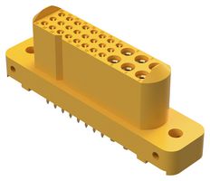 POSITRONIC GFSH624F37H/AA Rectangular Power Connector, 30 Contacts, GFSH Series, Panel PCB Mount, Through Hole Straight