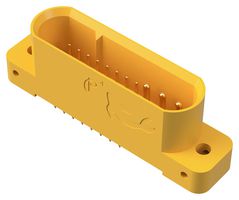 POSITRONIC GFSH624M37H/AA Rectangular Power Connector, 30 Contacts, GFSH Series, Panel PCB Mount, Through Hole Straight
