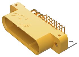POSITRONIC GFSH624M47B/AA Rectangular Power Connector, 30 Contacts, GFSH Series, Panel PCB Mount, Through Hole Right Angle