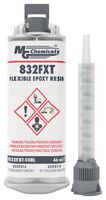 MG CHEMICALS 832FXT-50ML Potting Compound, Epoxy - 2 Part, Dual Cartridge, 46 ml, 47.9 g, Black, 832FXT Series