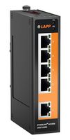 LAPP 21700123 Switch, 5 Ports, Industrial, Unmanaged Fast Ethernet, DIN Rail, RJ45 x 5, 10Mbps, 100Mbps