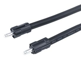 MOLEX 228962-1111 Cable Assembly, HyperQube Plug to HyperQube Plug, 1 Positions, 1 Row, 1 m, 3.3 ft