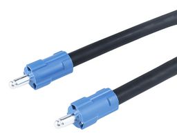 MOLEX 228970-2131 Cable Assembly, HyperQube Plug to HyperQube Plug, 1 Positions, 1 Row, 1 m, 3.3 ft