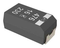 KEMET T520H108M006ATE055 Tantalum Polymer Capacitor, 1000 µF, ± 20%, 6.3 V, H, 0.055 ohm, 2924 [7361 Metric]
