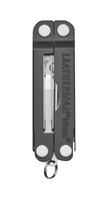 LEATHERMAN 833177 Multitool, Stainless Steel, 2.5" x 0.75" x 0.37", Micra Series, Jet Black