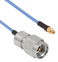 AMPHENOL SV MICROWAVE 7015-2339 RF / Coaxial Cable Assembly, Threaded, 40GHz, 9.9 ", 250 mm, 0.047" Flexible, 50 ohm