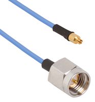 AMPHENOL SV MICROWAVE 7029-4699 RF / Coaxial Cable Assembly, Threaded, 26.5GHz, 4.9 ", 125 mm, 0.047" Flexible, 50 ohm