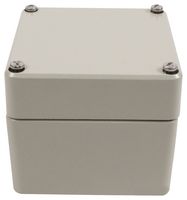 HAMMOND R100-120-000 Metal Enclosure, Rolec, Watertight, AluNORM, Thick Wall Diecast, Small, Diecast Aluminum, 121.9 mm