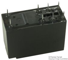 General Purpose Relay, JW Series, Power, Non Latching, DPDT, 12 VDC, 5 A