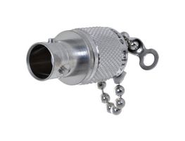 TROMPETER - CINCH CONNECTIVITY RFI77-2 Dust Cap / Cover, RFI Dust Cap with Chain, TRB Plug Connectors, Brass Body