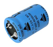 VISHAY MAL225648472E3 Electrolytic Capacitor, 4700 µF, 63 V, ± 20%, Snap-In, 2000 hours @ 105°C