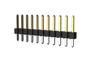 AMPHENOL COMMUNICATIONS SOLUTIONS 68000-113HLF Pin Header, Board-to-Board, 2.54 mm, 1 Rows, 13 Contacts, Through Hole Straight