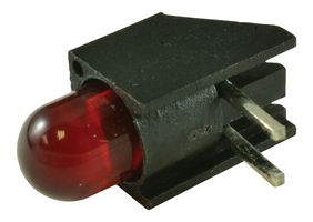 DIALIGHT 550-0507F Circuit Board Indicator, Red, 1 LEDs, Through Hole, T-1 3/4 (5mm), 13 mA, 2 mcd