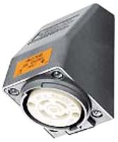 HUBBELL WIRING DEVICES HBL2710AR Power Entry Connector, Power Entry, 30 A, Grey, PBT (Polybutylene Terephthalate) Body, 250 V
