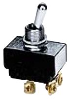 HUBBELL WIRING DEVICES HBL21SP Toggle Switch, On-Off, DPST, Non Illuminated, 20 A, Panel Mount