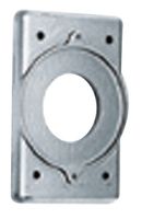 HUBBELL WIRING DEVICES HBL20406 Dust Cap / Cover, Wall Plate, HBL20403, HBL20443 4 Wire Hubbellock Receptacles, Aluminum Body