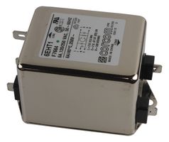 TE CONNECTIVITY - CORCOM 6EHT1 Power Line Filter, Chassis, Medical, 250 VAC, 6 A, Single Phase, 1 Stage, Chassis Mount