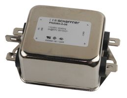 SCHAFFNER - TE CONNECTIVITY FN2060B-10-06 Power Line Filter, Medical, 250 VAC, 10 A, Single Phase, 2 Stage, Chassis Mount