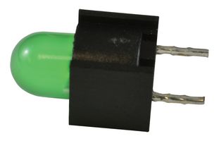 DIALIGHT 550-2204F Circuit Board Indicator, Green, 1 LEDs, Through Hole, T-1 3/4 (5mm), 10 mA, 10 mcd