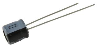 RUBYCON 16MH7100MEFC6.3X7 Electrolytic Capacitor, Miniature, 100 µF, 16 V, ± 20%, PC Pin, 2000 hours @ 105°C, Polar