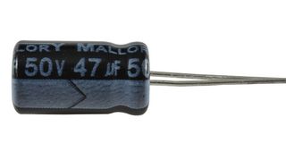 CORNELL DUBILIER SEK470M050ST Electrolytic Capacitor, 47 µF, 50 V, ± 20%, PC Pin, 1000 hours @ 105°C, Polar